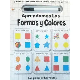 APRENDAMOS FORMAS COLORES. BORRAR Y ESCRIBIR. EDIC. ILUSTRADO (ESPAÑOL)