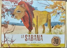 LA SABANA. LEON. ANIMALES. CON MAQUETA 3D. ILUSTRADO (ESPAÑOL)