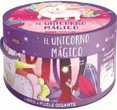 EL UNICORNIO MAGICO. CAJAS REDONDAS. CON PUZZLE. EDIC. ILUSTRADO (ESPAÑOL)