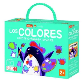 LOS COLORES. LIBRO DE 10 PAGINAS + 10 PUZLES