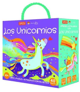 EL UNICORNIO. LIBRO + PUZLE + 10 DIGURAS CON SILUETAS